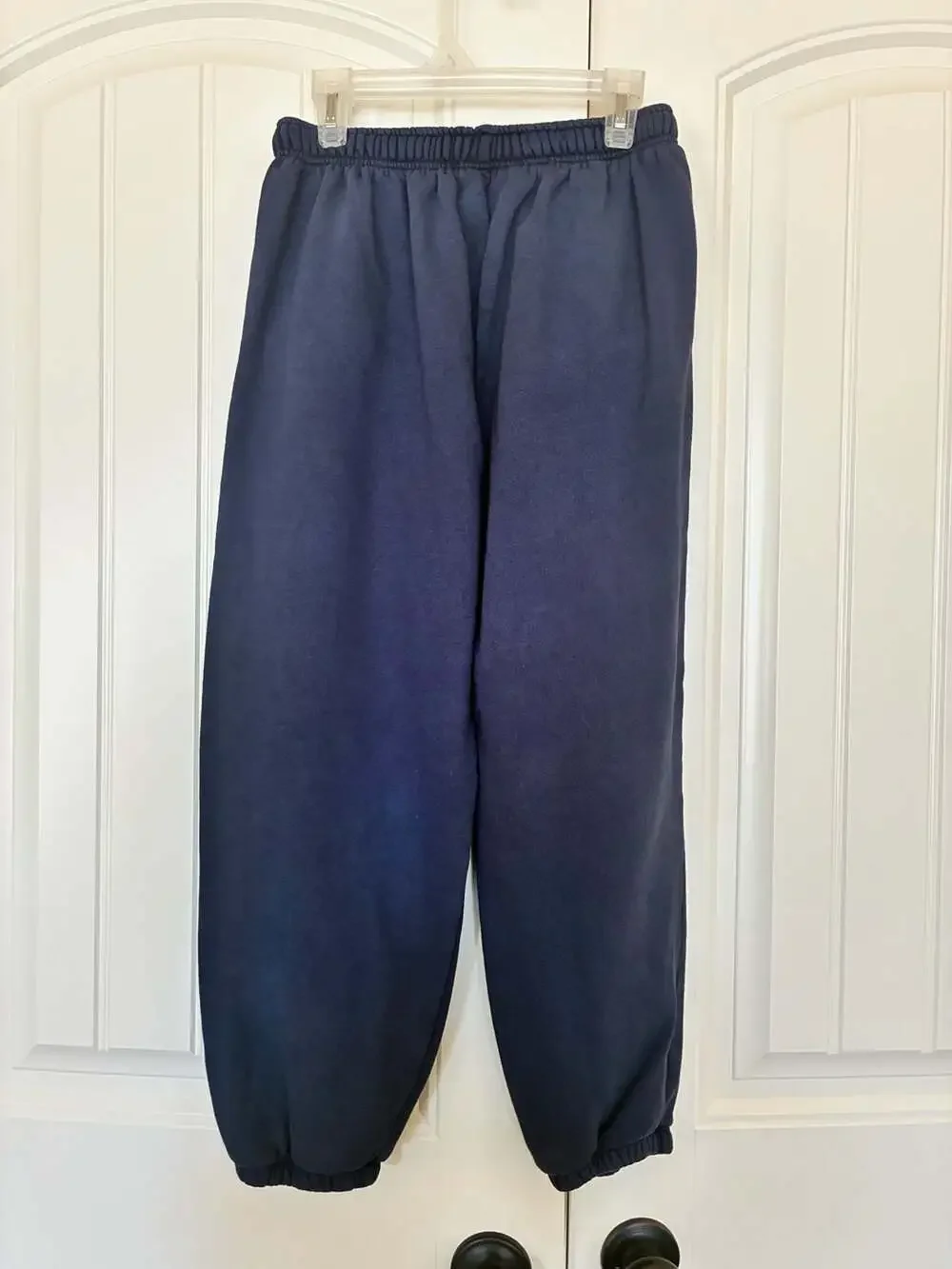 Gap Kids Navy Blue Star Patch Sweatpants Joggers Size L